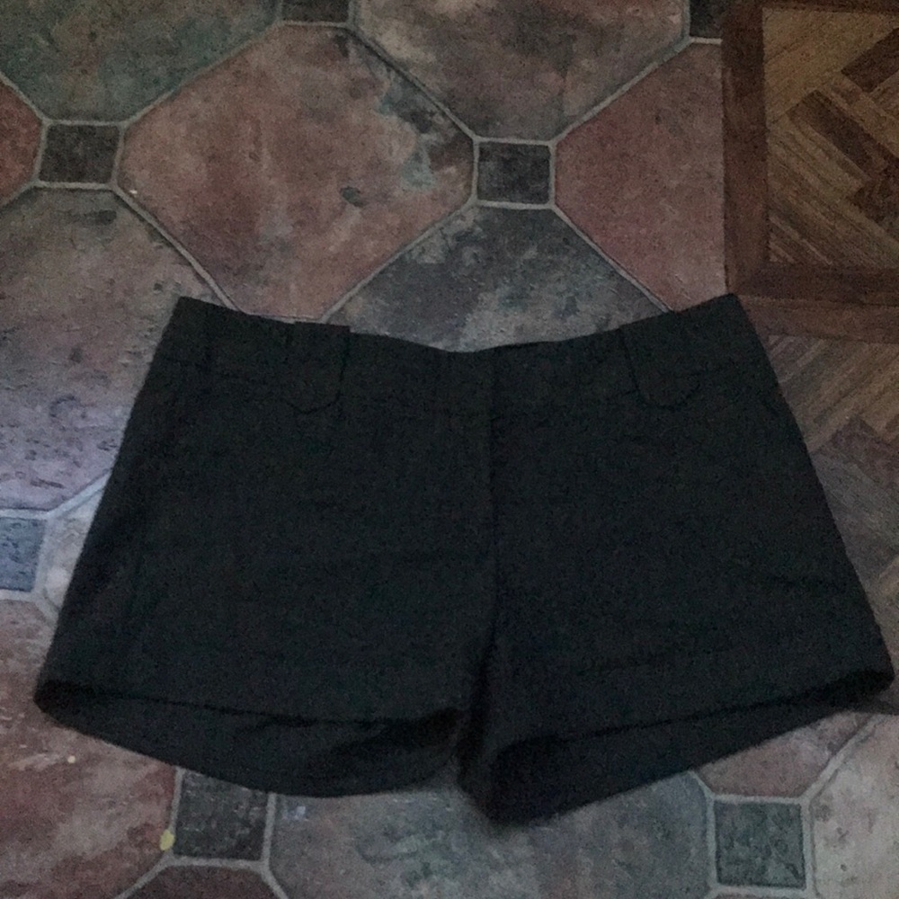 Black dress shorts
